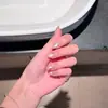 Unhas Usáveis Pintadas à Mão Estilo Coreano de Verão Dopamina Olho de Gato Premium Feitas à Mão com Acabamento de Luxo, Pontas de Unha Postiça para Arte de Unha de Comprimento Curto