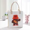 Bolso de Fieltro Pintado al Calor Nuevo Bolso Tote de Fieltro de Gran Capacidad para Estudiantes Bolso Tote de Fieltro para Almacenamiento de Souvenirs Se Puede Personalizar