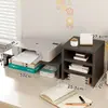 Suporte para impressora, copiadora de mesa ajustável em altura, caixa de suporte elevada para armazenamento e organização de documentos de escritório, papel A4
