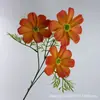 Girassóis Esqueletos Impressos em 3D, Flores Artificiais Frescas Estilo Floresta, Decoração de Salão de Casamento, Arranjos de Chão, Materiais de Flores para Arco