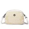Bolsas Femininas 2025 Novo Estilo Étnico Multicamadas Ombro Único Transversal Bolsa de Mão Pequena Redonda Comércio Transfronteiriço Atacado Dropshipping