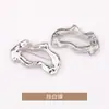 Broche Metálico Irregular Vazado, Fecho de Corsage Fashion Retro, Acessório para Roupa, Alfinete Anti-Exposição