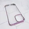 Adecuado para Apple 16Promax Funda para Teléfono Móvil Transparente Sin Marco Galvanizado Ultra Delgada Iphone15 Disipación de Calor 14 Funda Protectora