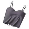 Nuevo Chaleco Camisola de Pecho Envuelto en Seda de Hielo con Copas Fijas Transpirable Sin Marcas Ropa Interior para Mujer Ropa para Chicas Hot Top Tubo Ajustado