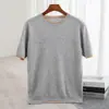 Outono Inverno 2026 Novo Suéter Masculino de Lã Manga Curta Gola Redonda Blusa Color Block Pulôver Solto Suéter de Tricô Casual Masculino