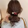 Elástico de Cabelo Versátil Estilo Coreano para Mulheres, Prendedor de Coque, Corda de Cabelo Elástica, Acessório de Cabelo de Desenho Animado