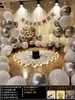 Accesorios de Propuesta Escena Romántica Sorpresa Decoración Creativa Luces de Letras con Globos Declaración para el Día de San Valentín Decoración de Interiores