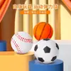 Juguetes para gatos y perros, fútbol, baloncesto, pelota saltarina, palo para provocar gatos, duraderos y resistentes a la masticación, autoentretenimiento y alivio del aburrimiento para gatos, productos de látex para mascotas