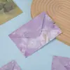 Conjunto de envelopes carimbados em ouro vintage, papelaria de carta de amor artística manuscrita, embalagem de armazenamento de alta qualidade estilo ins