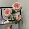Boda Estilo Coreano con Plantas Verdes Frescas, Decoración de Ramo de Flores Atado a Mano de Graduación, Arreglo Floral, Decoración de Flores Artificiales Estilo Jardín Monet Estilo Bosque
