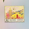 Imanes de Nevera Culturales y Creativos de Metal 3D de Nanjing, Templo de Confucio, Avenida Wutong, Templo Jiming, Souvenirs Turísticos de la Ciudad