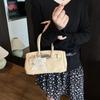 Bolsa de Mão de Luxo e Elegante para Mulheres 2025 Nova Tendência Moda Simples Versátil Trabalho Deslocamento Ombro Transversal