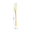 Padrão de martelo transfronteiriço Faca e garfo de aço inoxidável Colher de jantar leve de alta qualidade Garfo Faca de bife banhada a ouro Elegante estilo ocidental Presente Talheres