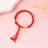 Festival del Bote del Dragón zongzi pequeño Accesorios para perro Pacha, Joyería tejida a mano, Pulseras para niños y adultos, Accesorios decorativos de hilo de cinco colores