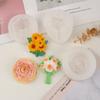 Girassol Oceano Peônia Ranunculus Flor Aromaterapia Gesso Ornamentos Silicone Molde Carro Air Outlet Expansão Decoração de Pedra