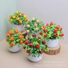Bonsái de fruta artificial, bonsái de flores artificiales, cerezas, adornos de cerezas, accesorios de tiro de fruta falsa, venta al por mayor