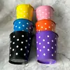 Balde Pequeno de Ferro com Bolinhas, Balde de Armazenamento para Mesa, Vaso para Suculentas, Balde de Praia Infantil, Balde para Fotos de Festa