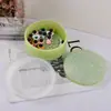 Molde para Caja de Almacenamiento de Diamante Grande de Resina Cristalina Nuevo Modelo Frasco de Almacenamiento Apilable Caja de Almacenamiento con Superficie de Diamante