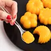 Cuchara de postre desechable mango largo helado ensalada de frutas gelatina de hierba con tapa 6/10mm botella de té con leche popote palillos