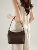 Bolsa tote de PU trançado retrô, versátil para o trabalho, casual e fashion, bolsa de ombro feminina de novo estilo, design único