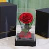 Produto Popular Transfronteiriço: Caixa de Presente Acrílica Flor de Rosa Eterna do Pequeno Príncipe, Flores Artesanais para Presente de Aniversário de Namorada ou Colega de Classe