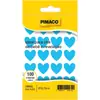 Etiqueta simples com formato de coração Tp-18 Azul