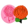 Flores Tulipa, Rosas, Girassóis, Coração de Amor Molde de Silicone, Molde para Decoração de Bolo de Fondant e Chocolate