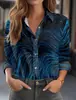 Camisas Amazon Fashion 2025 Europeas y Americanas Primavera y Otoño Transfronterizas Sueltas Estampadas Digitalmente a Cuadros Cárdigan Camisas de Mujer