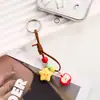 Pingente de bolsa série Dopamine summer fruit miu, decoração de capa de fone de ouvido, pingente de acessório de carro com contas feito à mão