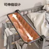 Estante retráctil para ropa de noche de dormitorio, tendedero pequeño, estante para colgar ropa y sombreros en el balcón del hogar, cabecera de cama para estudiantes