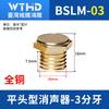Silenciador de válvula solenoide neumática Wzhiteng Hongdiao, silenciador ajustable tipo pagoda, filtro, componentes neumáticos BSL