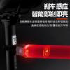 Luz Trasera Inteligente con Sensor de Freno para Ciclismo de Fruta Luz Trasera para Bicicleta Carga Tipo C Carretera Montaña Ciclismo Nocturno Luz Trasera