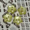 Botones de Resina con Purpurina de Flor de Ciruelo Coloridos de Doble Cara, Usables por una Cara y por Ambas Caras, para Camisas, Ropa Infantil, Ropa de Mujer, Botones Decorativos DIY