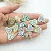 Fabricante de accesorios de joyería con forma de corazón, al por mayor en stock, joyería DIY hecha a mano de aleación, fábrica de accesorios de joyería DIY de goteo de aceite