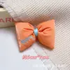Algodón Relleno de Lazo de Color Caramelo Bordado de Letras Tela Impermeable Nudo de Almohada Accesorios DIY Accesorios para el Cabello Accesorios para Ropa