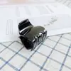 4.2CM pinza de agarre de cabeza cuadrada mediana negra pinza vertical para el pelo accesorios hechos a mano para DIY pasador clip para cola de caballo accesorios para el pelo tocado