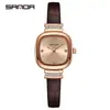 Sanda Nuevo 7052 reloj de pulsera de cuarzo para mujer correa pequeña casual moderno todo-partido simple