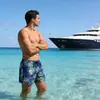 2026 Nuevos Bañadores Estampados para Hombre, Shorts de Playa Transpirables de Secado Rápido, Boxer Anti-Vergüenza, Pantalones Cortos para Vadear Talla Grande