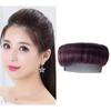Peluca para mujer de cabello corto, cojín para la cabeza, alto, esponjoso, natural, cojín para el cabello de la cabeza, raíz del cabello, invisible, para enrollar el cabello, artefacto para aumentar la altura del cabello, tocado, peine para el cabello