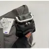 Bolsas Pequenas Prateadas da Moda Deste Ano para Mulheres 2026 Nova Bolsa Transversal com Corrente Versátil de Verão Bolsa Mini de Presilha Exquisite
