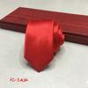 Gravata Masculina Estreita de Seda 5cm Estilo K Tendência Amarrada à Mão Cor Lisa para Casamento Venda Direta do Fabricante Atacado