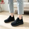 Al por mayor transfronterizo Flyknit deportivas inflables suela ligera zapatos de mujer 2026 Primavera/Otoño sin cordones persona perezosa moda versátil para mujer en stock