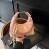 Bolsa Pequena Quadrada Vintage Casual de Mão para Mulheres 2025 Verão Nova Moda High-end Bolsa de Ombro Texturizada Transversal