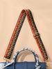 Bolso bandolera con correa de hombro ajustable y ensanchada, bolso de moda versátil con correa de hombro de alta gama.