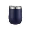 Suministro Directo de Amazon Termo de Acero Inoxidable de 12 oz Spray de Vacío Plástico Forma de U Cáscara de Huevo Sawig Creativo Copa de Vino Tinto