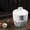 Botella de Vino de Cerámica de Jingdezhen 1/3/ 2.5kg Tarro de Vino Estilo Antiguo Sellado Artesanal Recipiente de Vino Porcelana Azul y Blanca Lujo Ligero