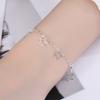Pulsera de moda pulsera de corazón de amor Europa y Estados Unidos pulsera de tobillo de una sola capa forma de corazón mini flor de durazno suministro de fabricantes de Taobao al por mayor
