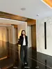 ShisanxingKAPOKNova Coleção Outono Início Estilo Old Money Casual Elegante Calça Reta Drapeada 763002