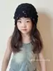 Gorro de Punto de Alta Gama Coreano para Niños Niñas 2025 Nuevo Primavera y Verano Delgado Baotou Hat Gorro Pullover para Bebé Niña