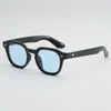 Gafas de Sol con Montura Negra Pura, Gafas de Sol de Moda Retro Versátiles, Protección UV, Protección Solar para Salir, Estilo Unisex